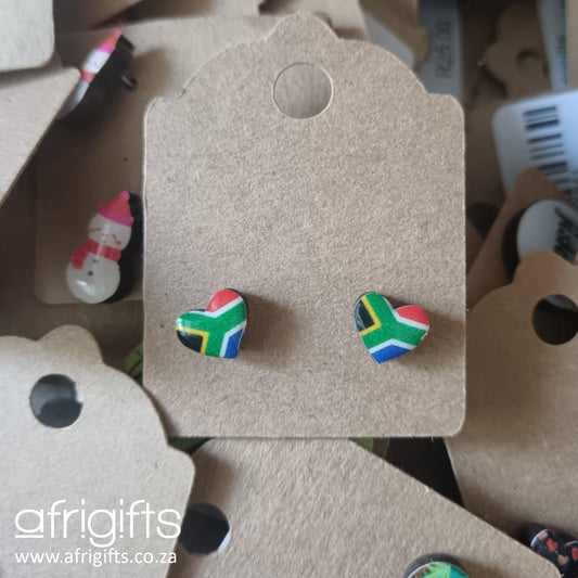 SA Flag Earrings