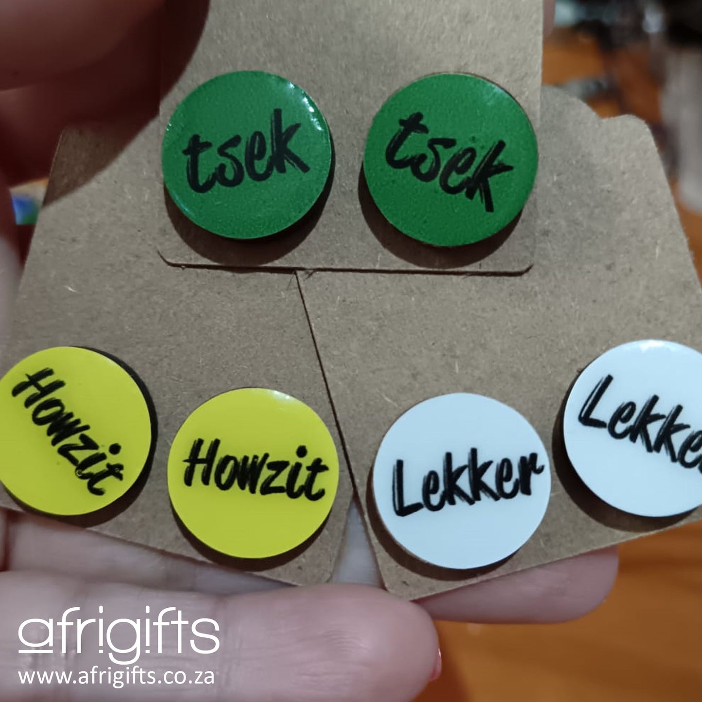 SA Slang Earrings