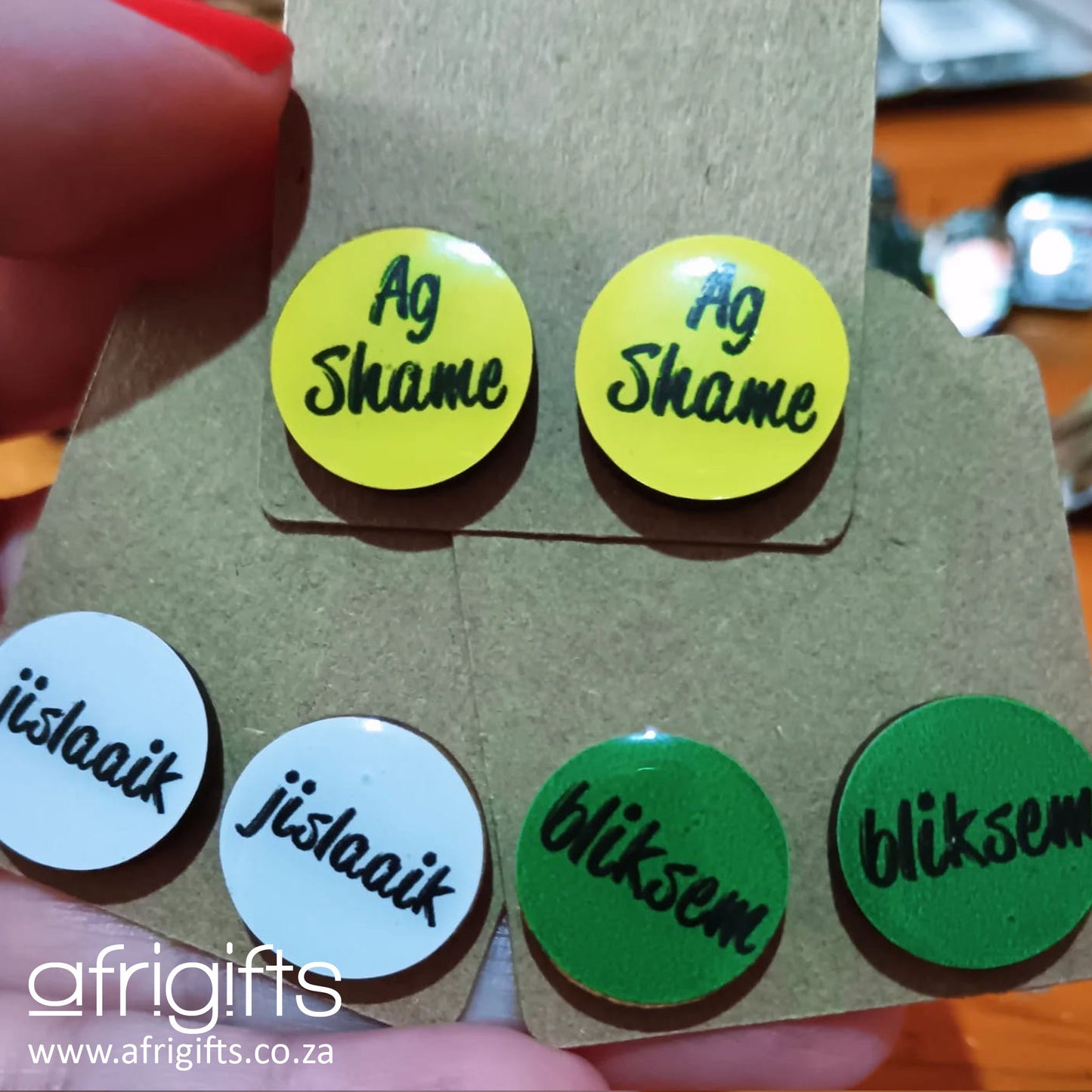 SA Slang Earrings